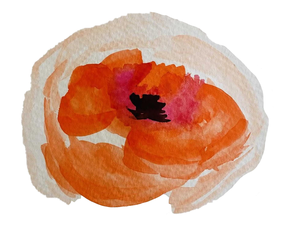 Poppy Drawing Honoring 'H'